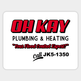 Plumbing & Heating Christmas movie Magnet